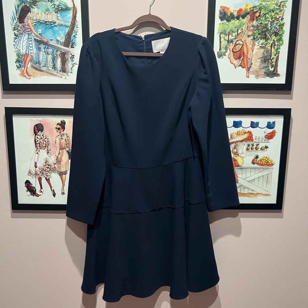 Gal Meets Glam Celeste Navy Dress